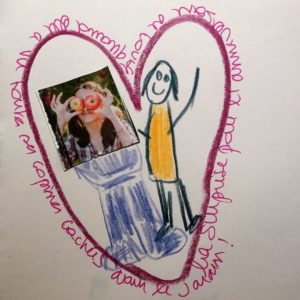 Journal créatif en famille @ Chez vous, avec des fiches illustrées.